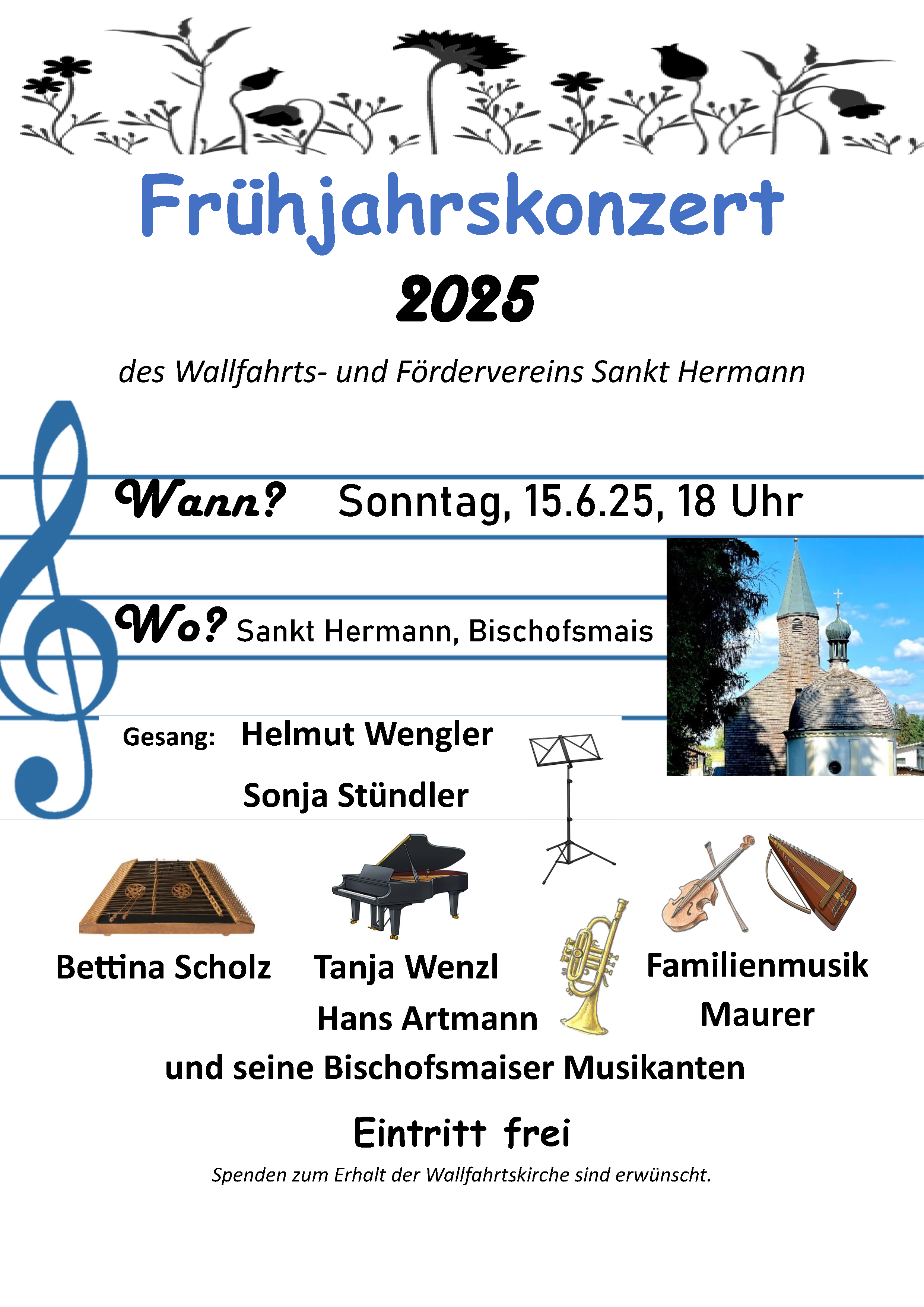 Frühjahrskonzert 2025 am 15. Juni 2025